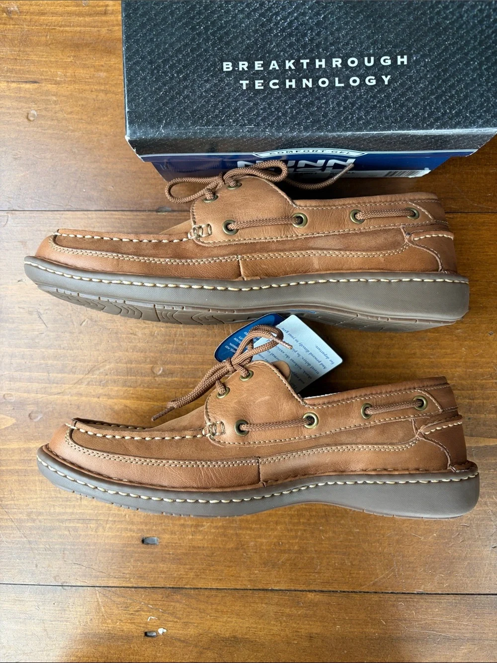 Nunn Bush Squall Oak Tan Sport Casual Shoe Sz 9